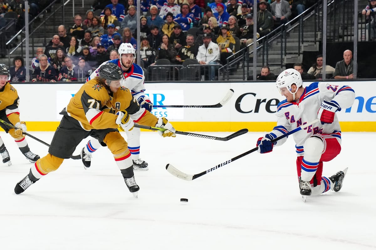 Game #21: New York Rangers vs. Vegas Golden Knights Open Thread