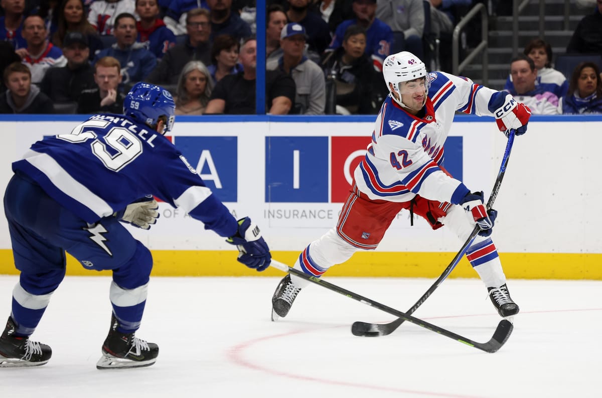 Rangers vs. Lightning: Lightning Strikes (Seven Times)