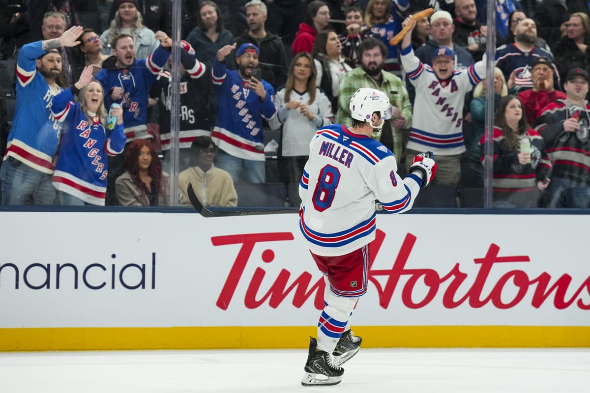 Rangers vs. Blue Jackets: Three in a Row!