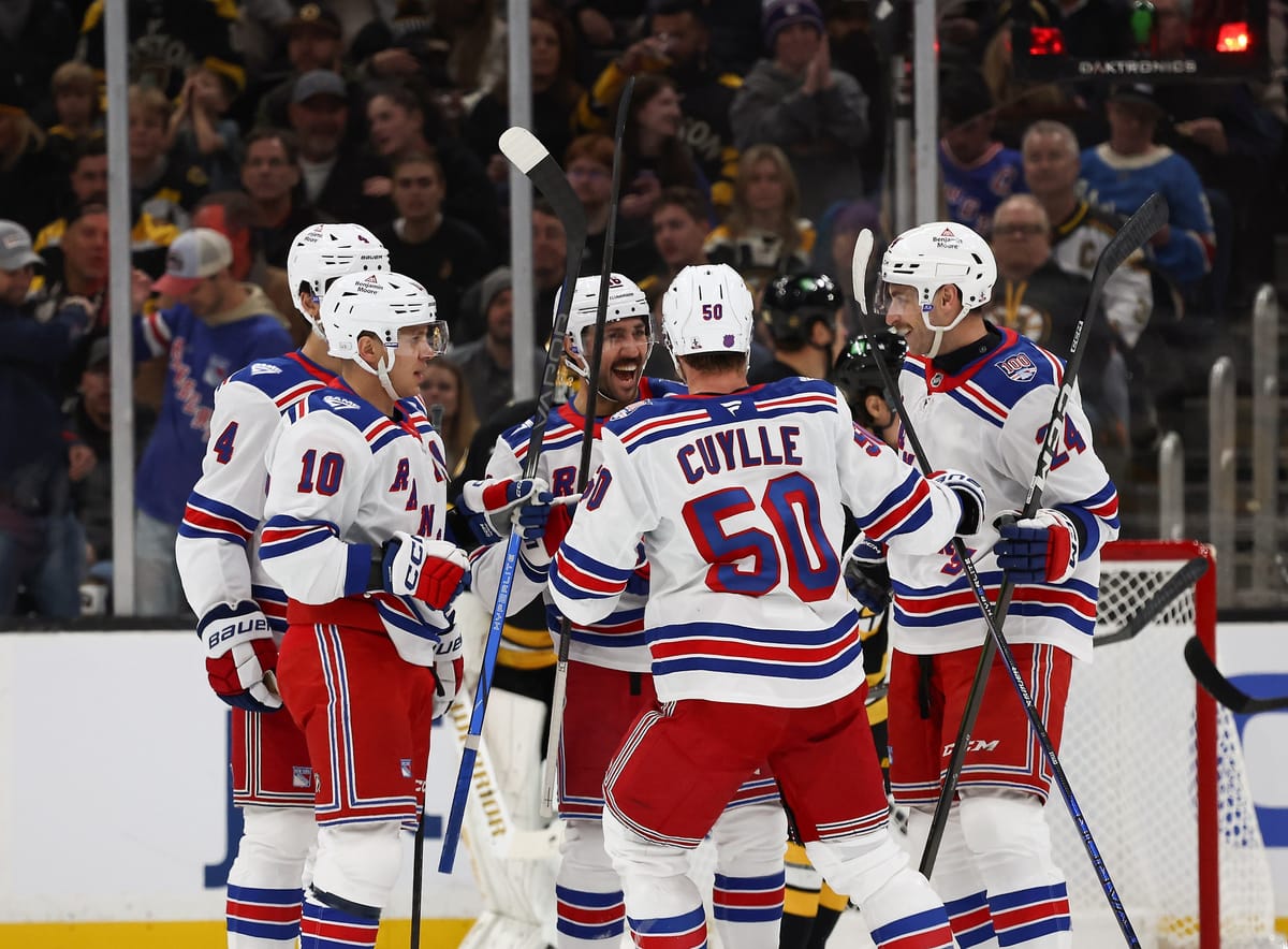 Recap: Rangers Roll in Thanksgiving Showdown, Beat Bruins 6–2 Behind Panarin and Zibanejad