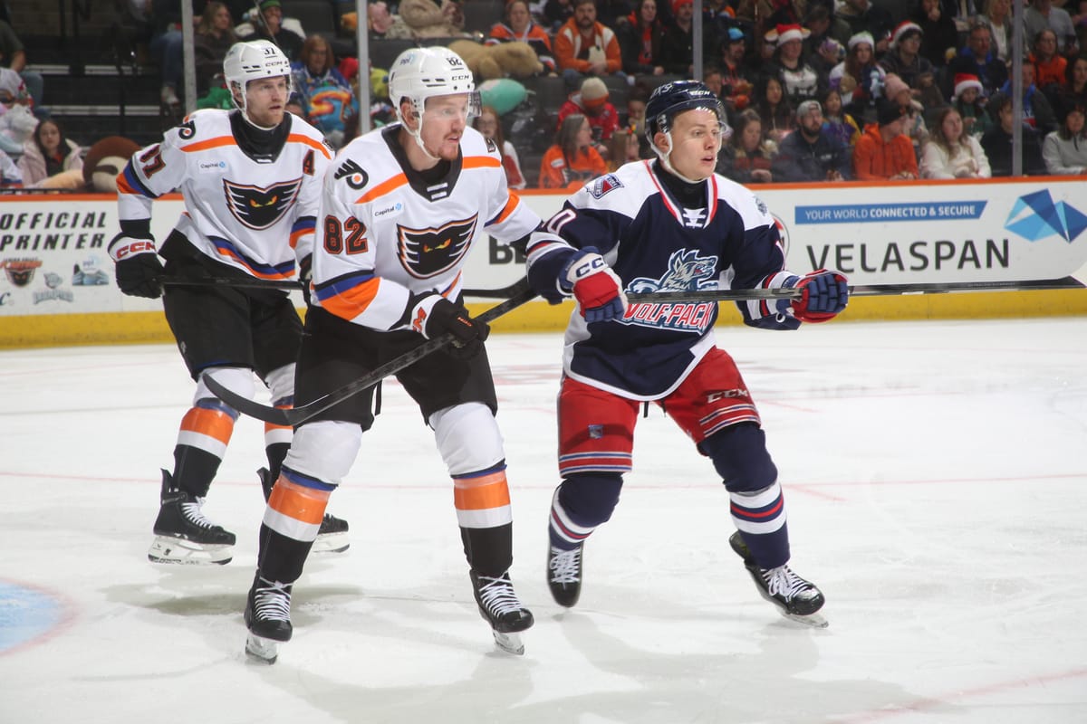 Wolf Pack Bank Point, Downed by Phantoms in Shootout 2-1