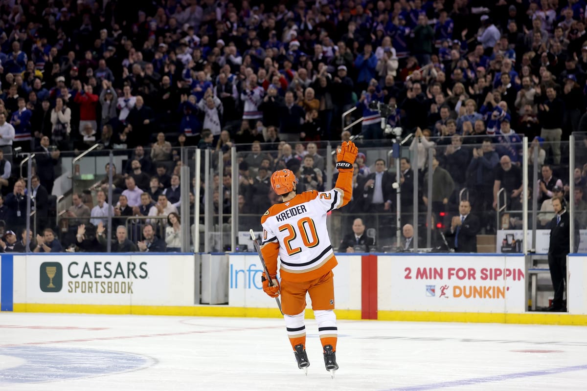Rangers vs. Ducks: Kreider Flies Home