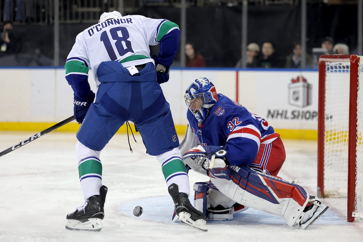Recap: Rangers Shut Out at Home Again, Lose 3-0 to Vancouver