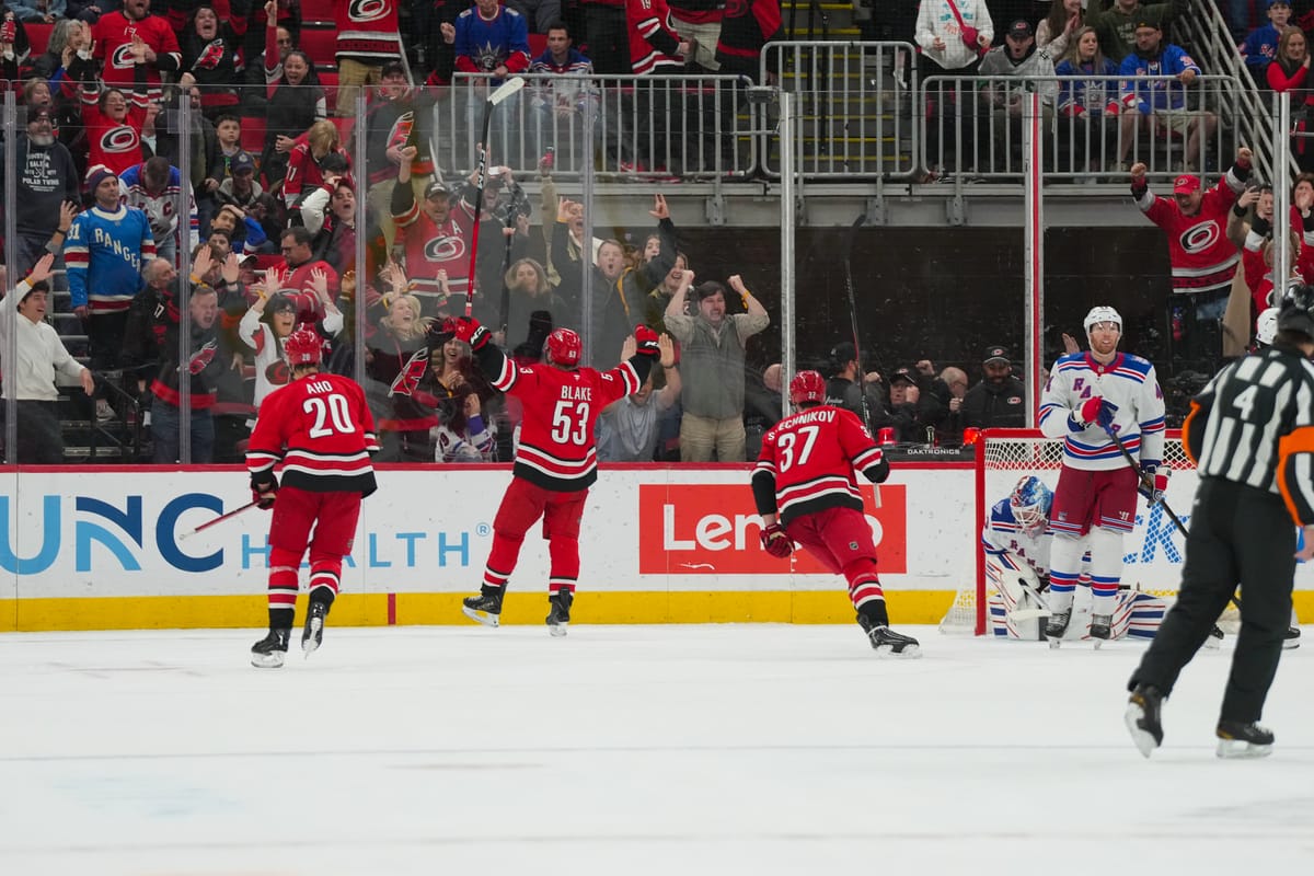 Rangers vs. Hurricanes: What They Deserved
