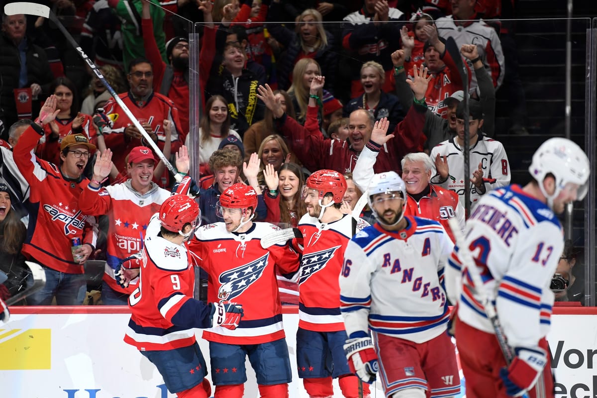 Recap: Tom Wilson Sets the Tone, Scores Twice as Rangers Fall 6-3 to Capitals