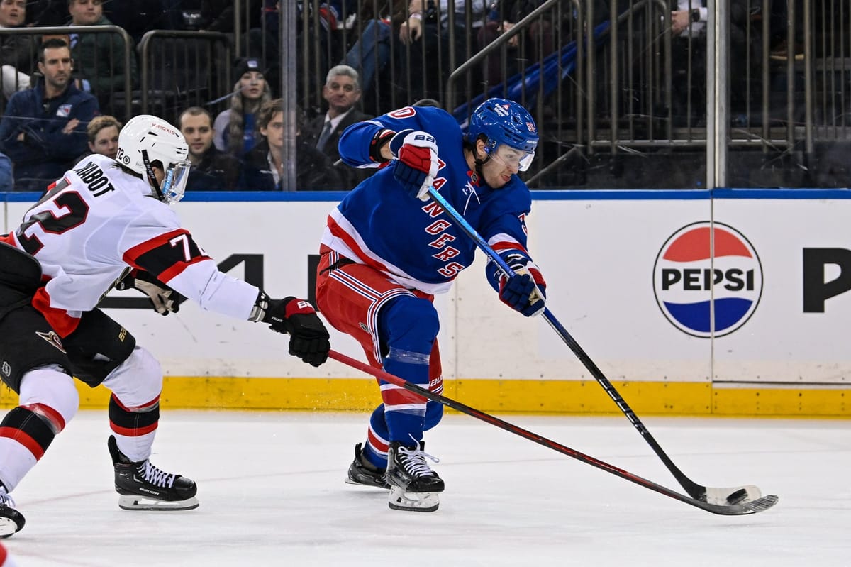 Game #48: Ottawa Senators vs. New York Rangers Open Thread