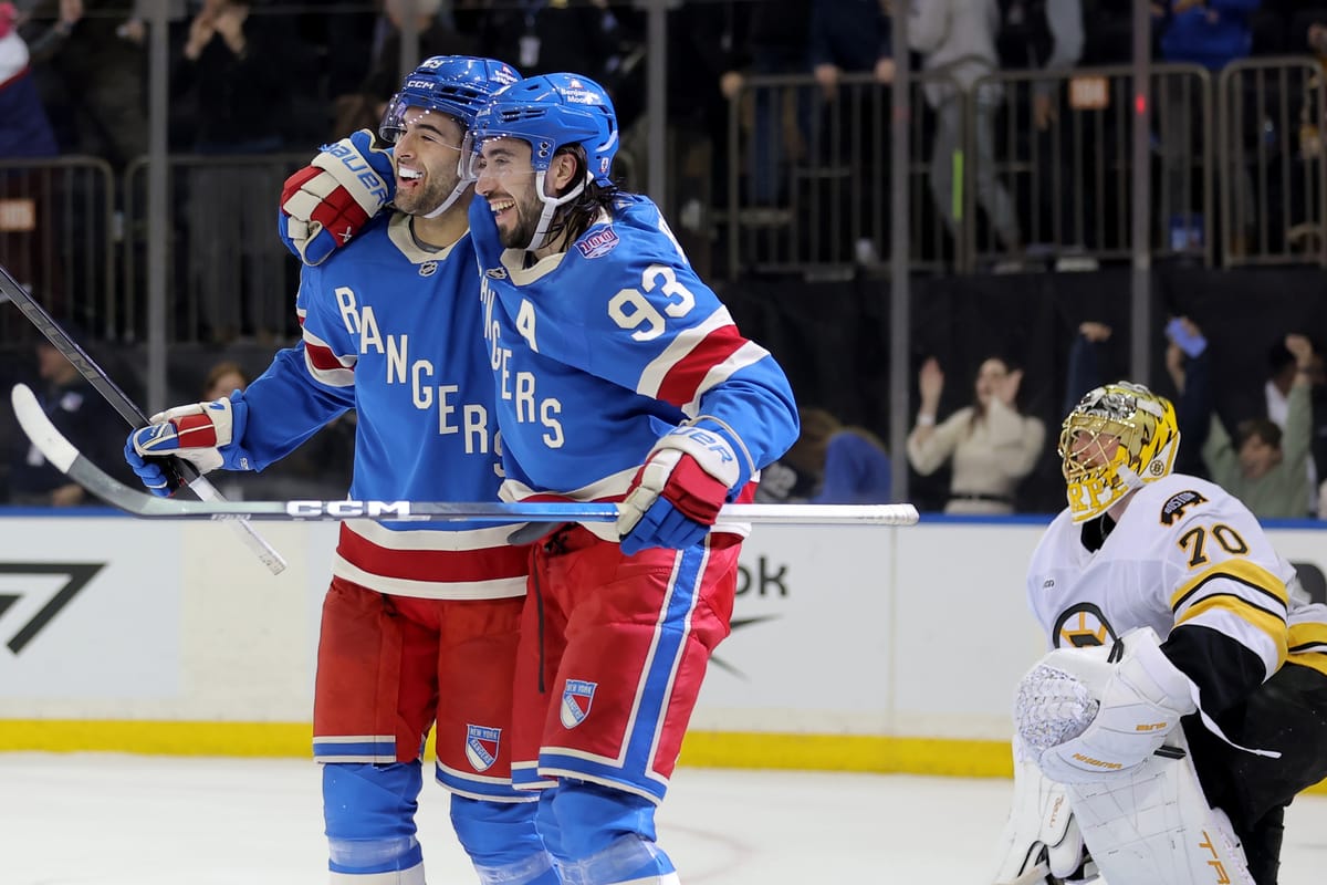Recap: Robertson The Hero In Rangers 4-3 OT Win Over Bruins