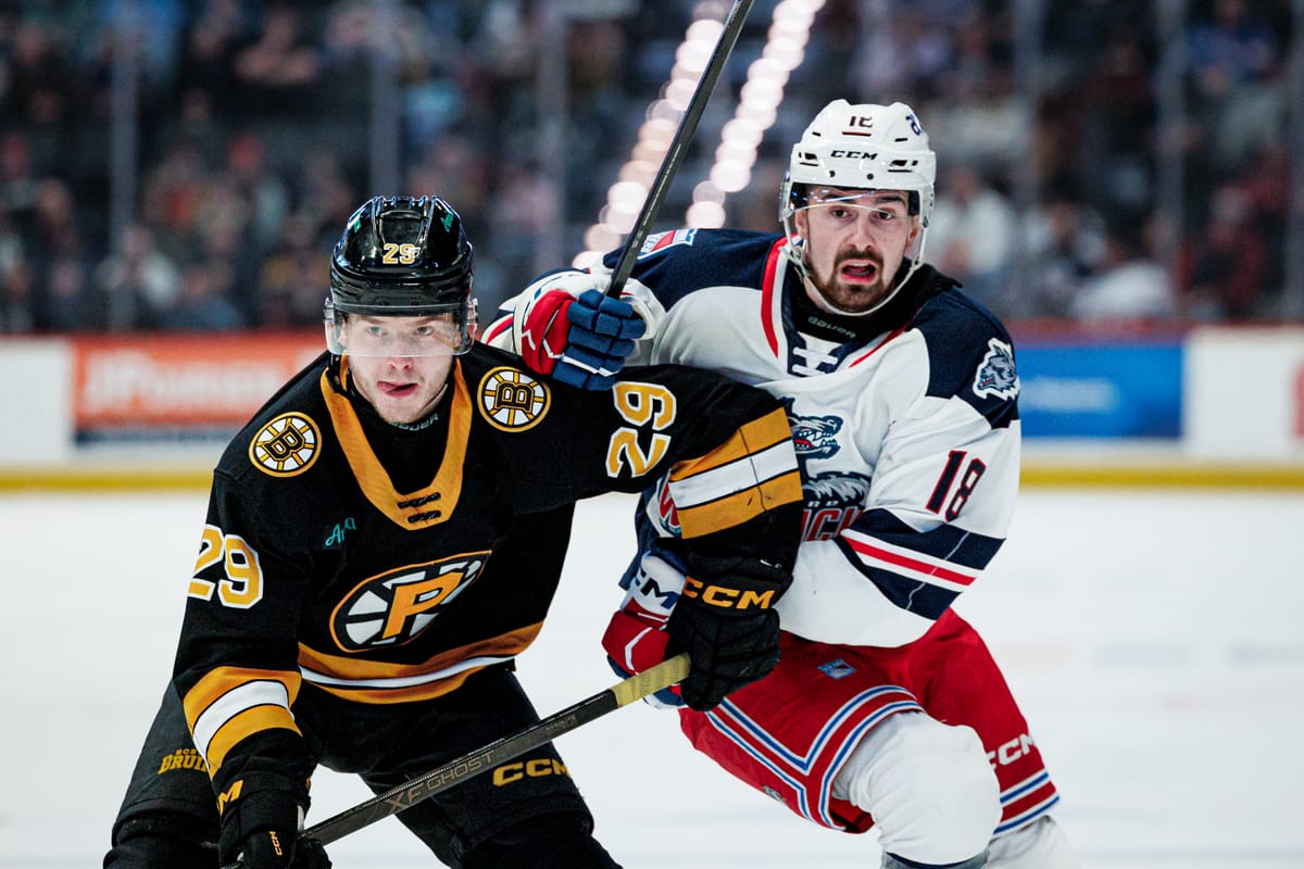 Wolf Pack Drop Shootout Decision to Bruins 2-1