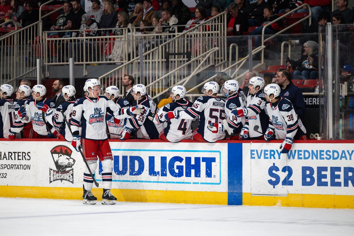 Roobroeck Scores Twice as Wolf Pack Beat Checkers 5-2