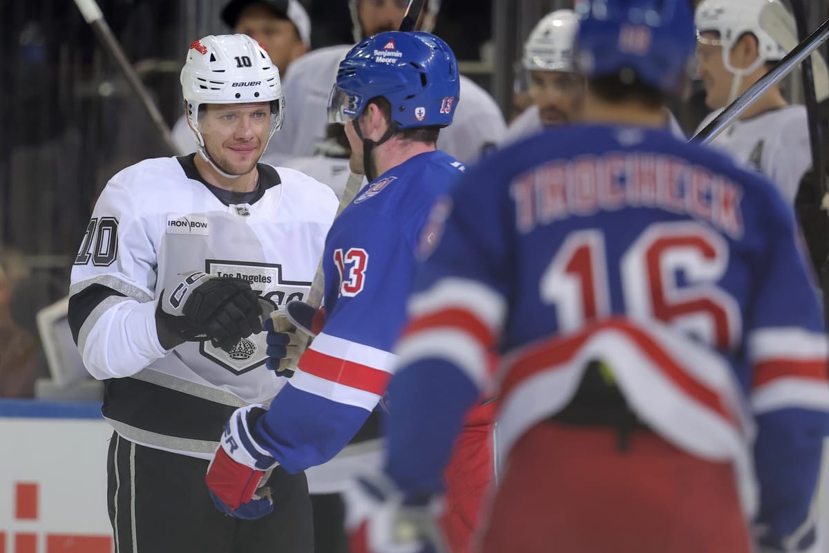 Recap: Rangers Fall Short in Panarin's MSG Return, Lose 4-1 to Los Angeles