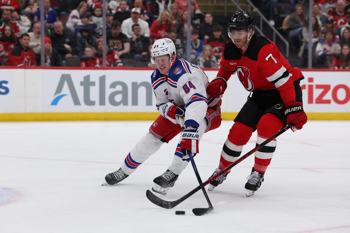 Recap: Jack Hughes Hat Trick Powers Devils 6-3 Over Rangers