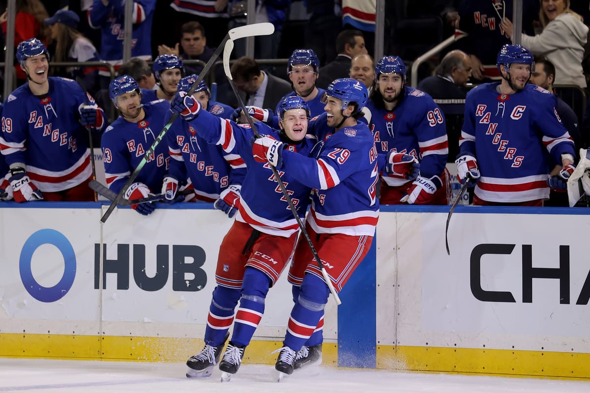 Recap: Fortescue, Sykora, and Brodzinski Shine in Rangers' 6-1 Blowout of Blackhawks