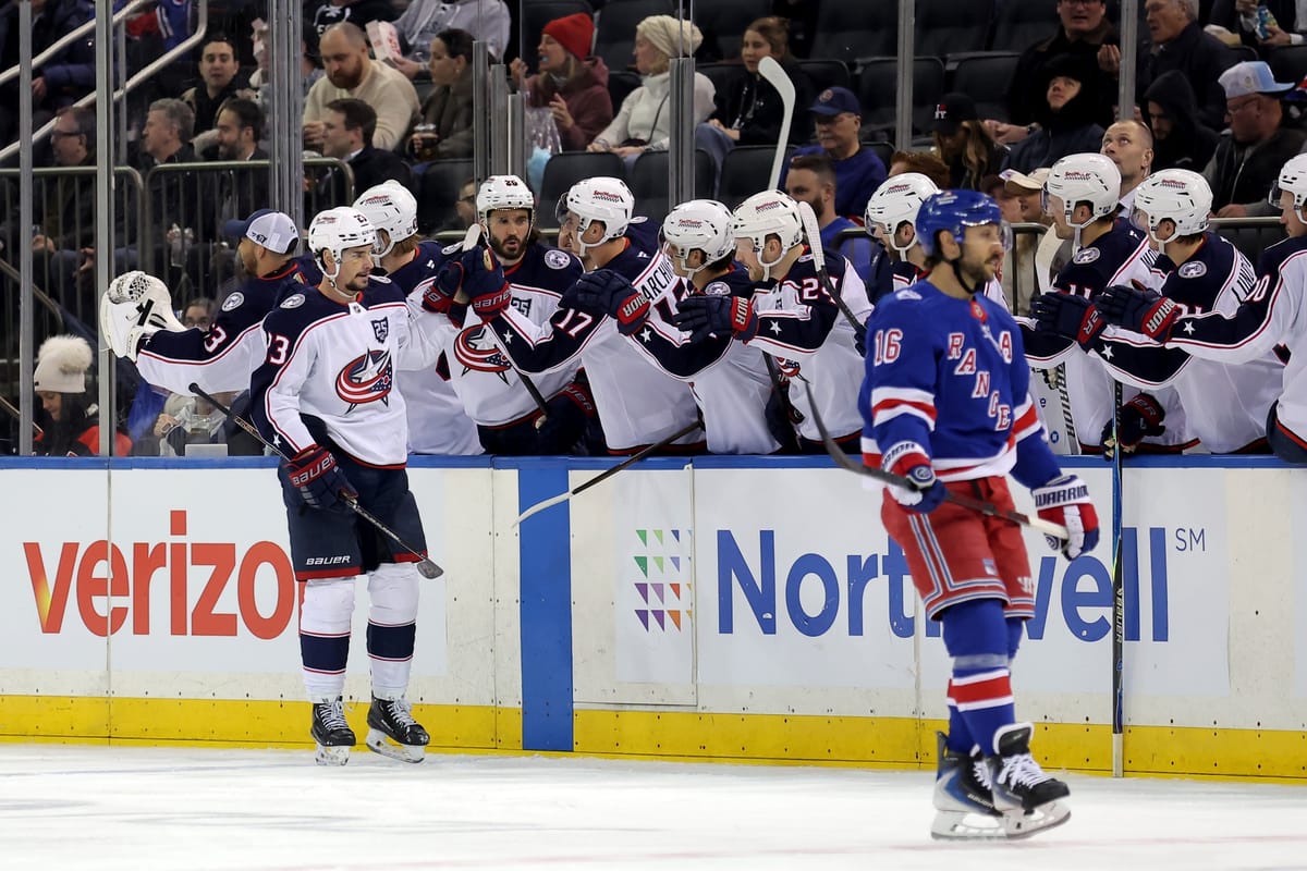 Recap: Third Period Comeback Insufficient in Rangers 5-4 Overtime Loss to Blue Jackets