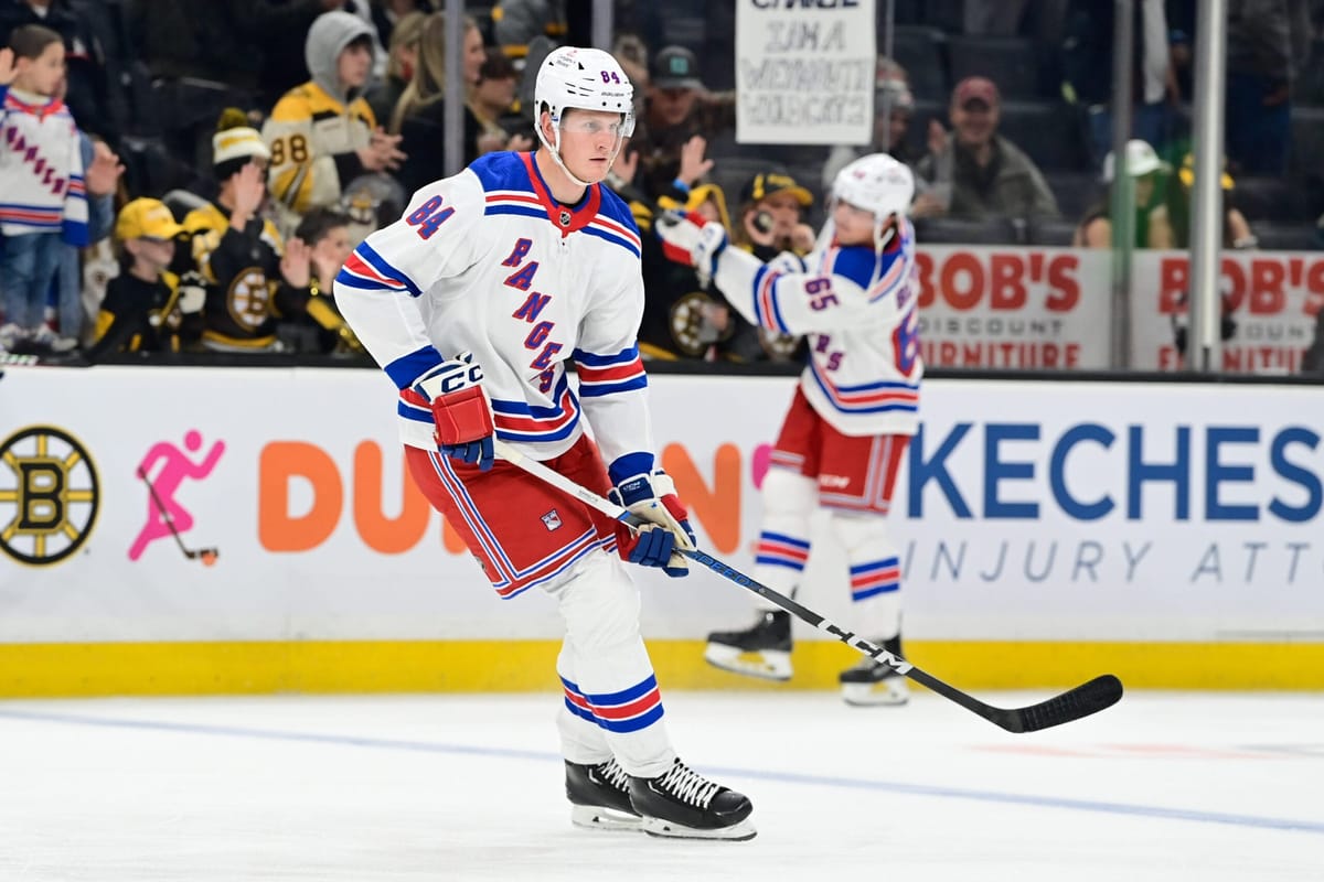 Rangers Recall Brodzinski, Adam Edström, Reassign Mackey to Hartford