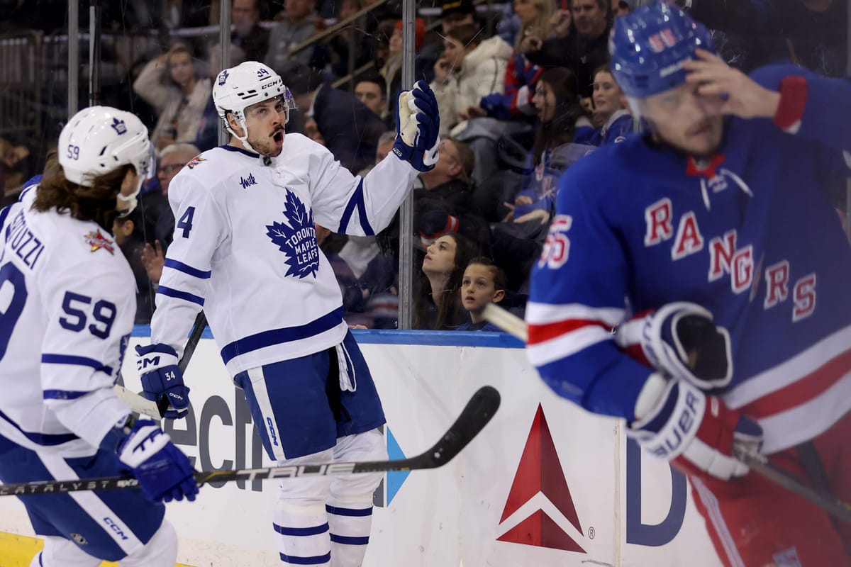 Recap: Rangers Get Shown Up By Toronto, Lose 7-3