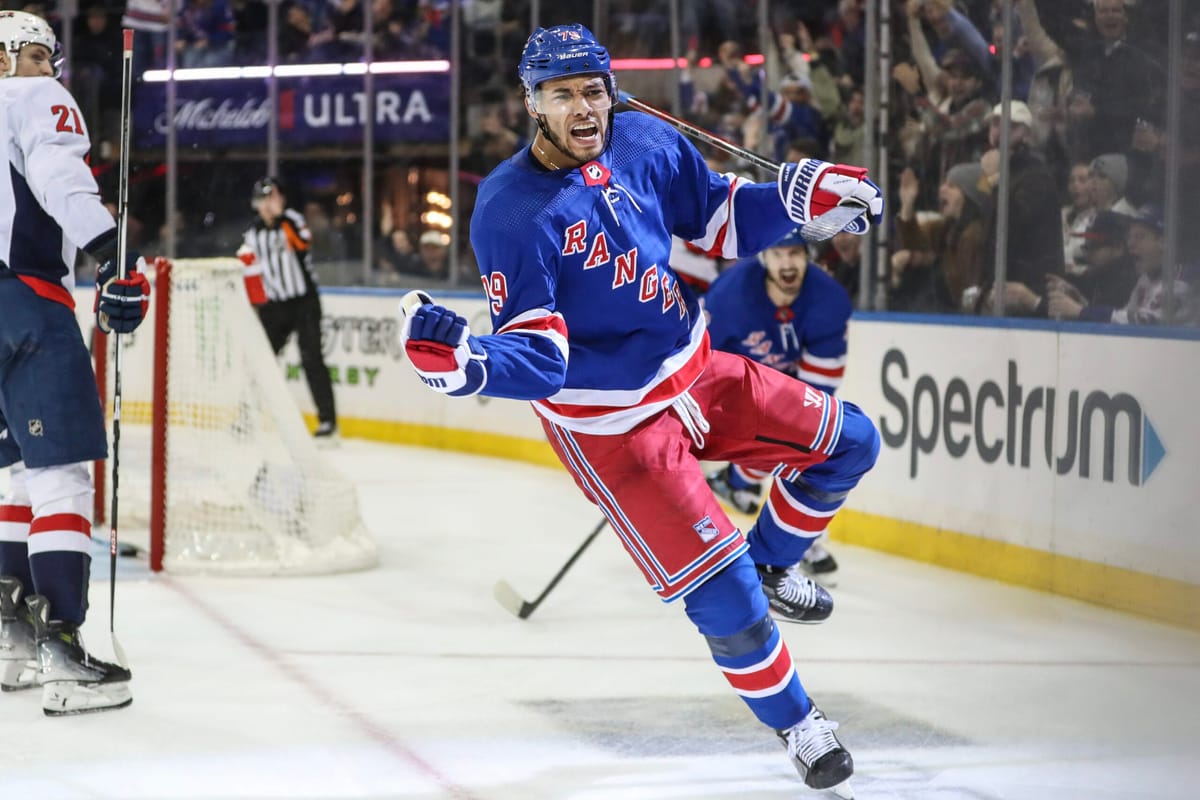 Recap: Rangers Power Past Capitals 5-1