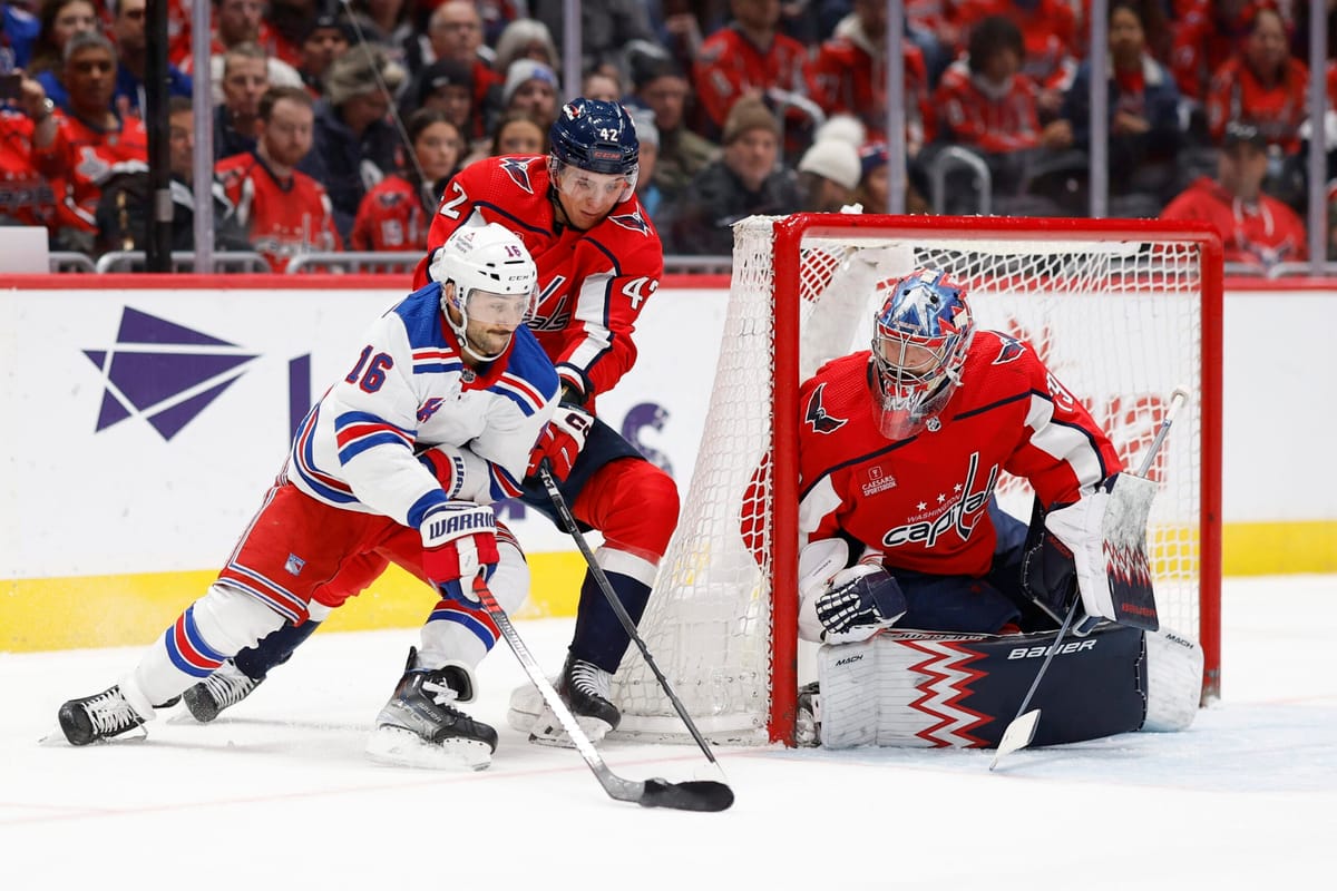 Recap: Rangers Continue to Struggle, Lose to Caps 3-2