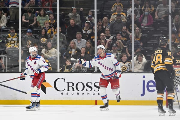 Noah Laba Named Lars-Erik Sjoberg Award Recipient as Best Rookie in Rangers Training Camp