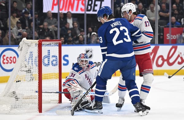 Recap: Rangers End Scoring Drought but Fall to Maple Leafs 2-1 in Overtime