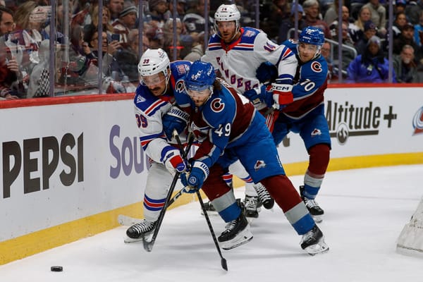 Rangers vs. Avalanche: About What You'd Expect
