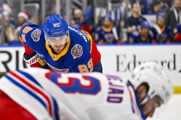 Game #36: New York Rangers vs. St. Louis Blues Open Thread