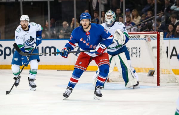 Game #35: Vancouver Canucks vs. New York Rangers Open Thread