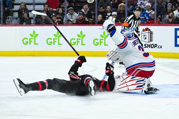 Rangers vs. Senators: Confidence