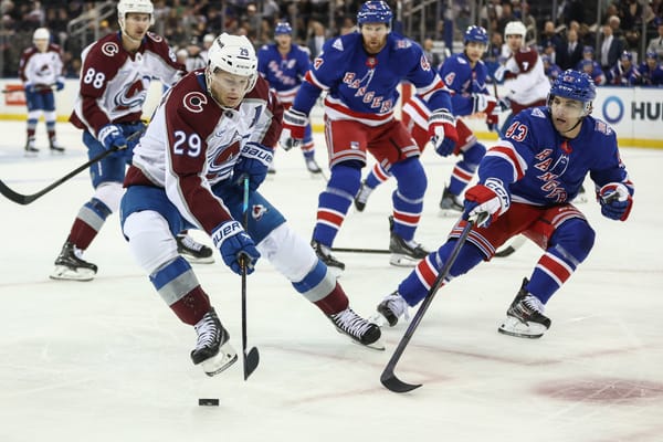 Recap: Rangers Rally to Force Overtime, Fall 3–2 to Avalanche on MacKinnon's Winner