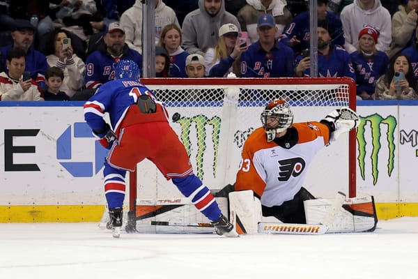 Rangers vs. Flyers: The Hard Way