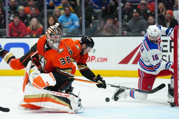 Game #50: New York Rangers vs. Anaheim Ducks Open Thread