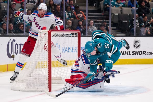 Game #52: New York Rangers vs. San Jose Sharks Open Thread
