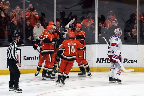 Rangers vs. Ducks: Quacked
