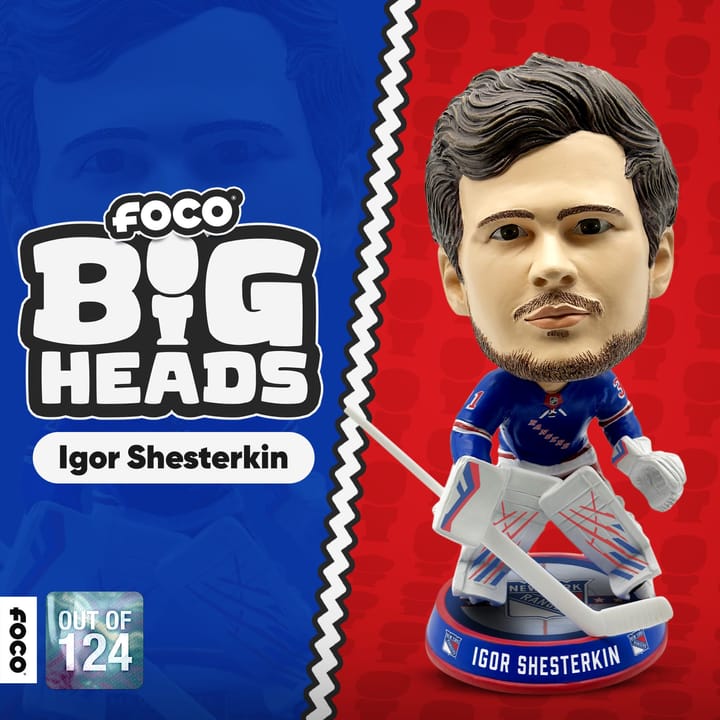 FOCO Releases New Igor Shesterkin Bighead Bobblehead